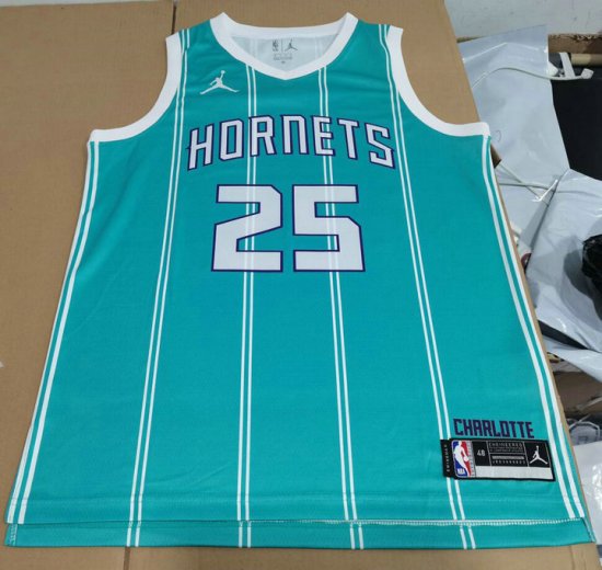 Maillot de Basket #25 Washington Hornets Bleu Imprimé